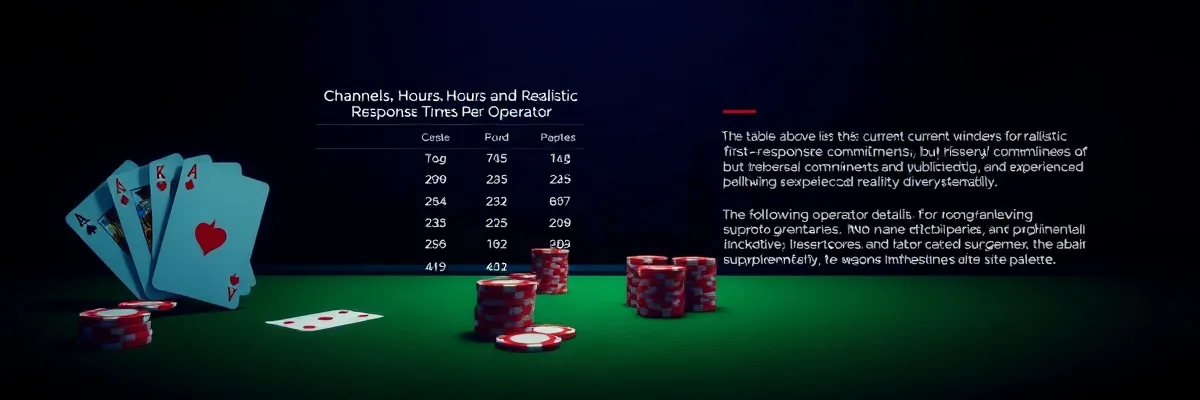 Channels, Hours, and Realistic First-Response Times Per Operator — poker strategy in the UK
